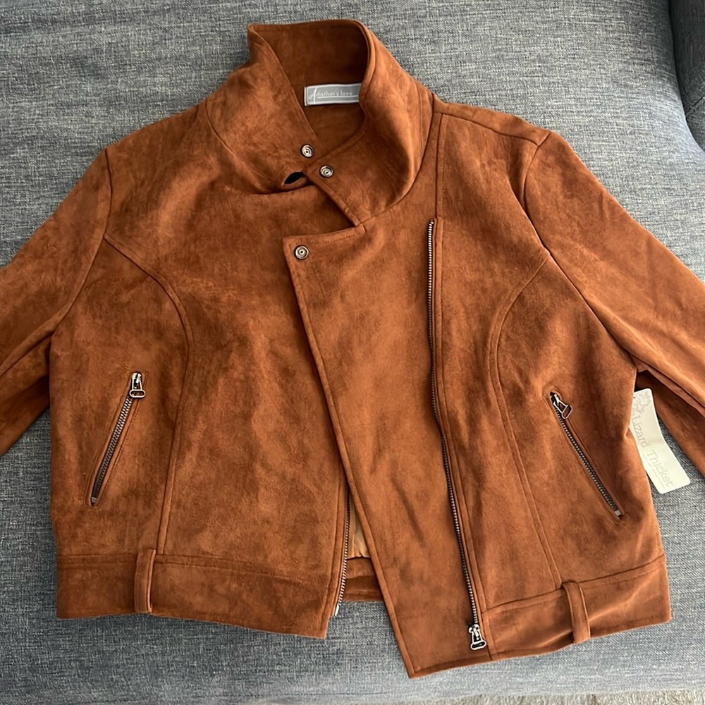 BRAND NEW Lizard Thicket Camel Suede Jacket